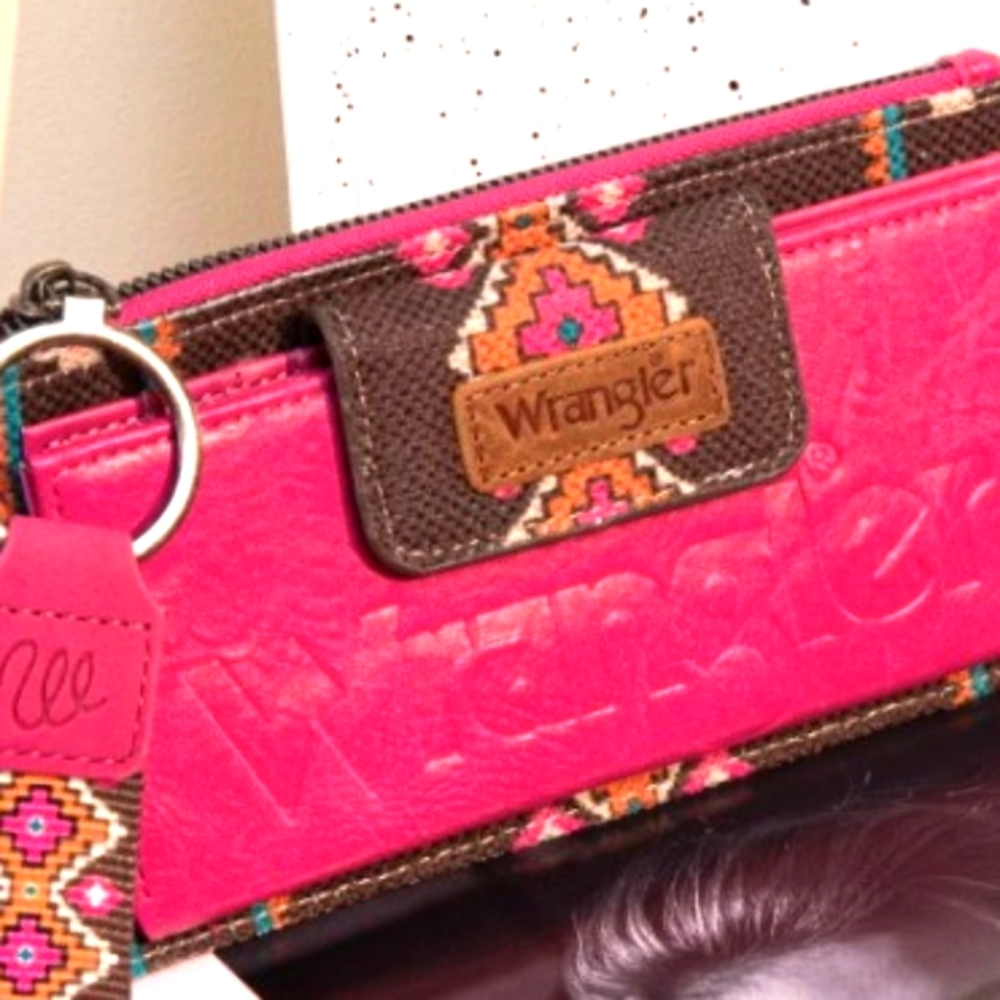 Wrangler Aztec Print Bi-fold Wallet